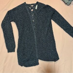 Girls sparkly knit cardigan